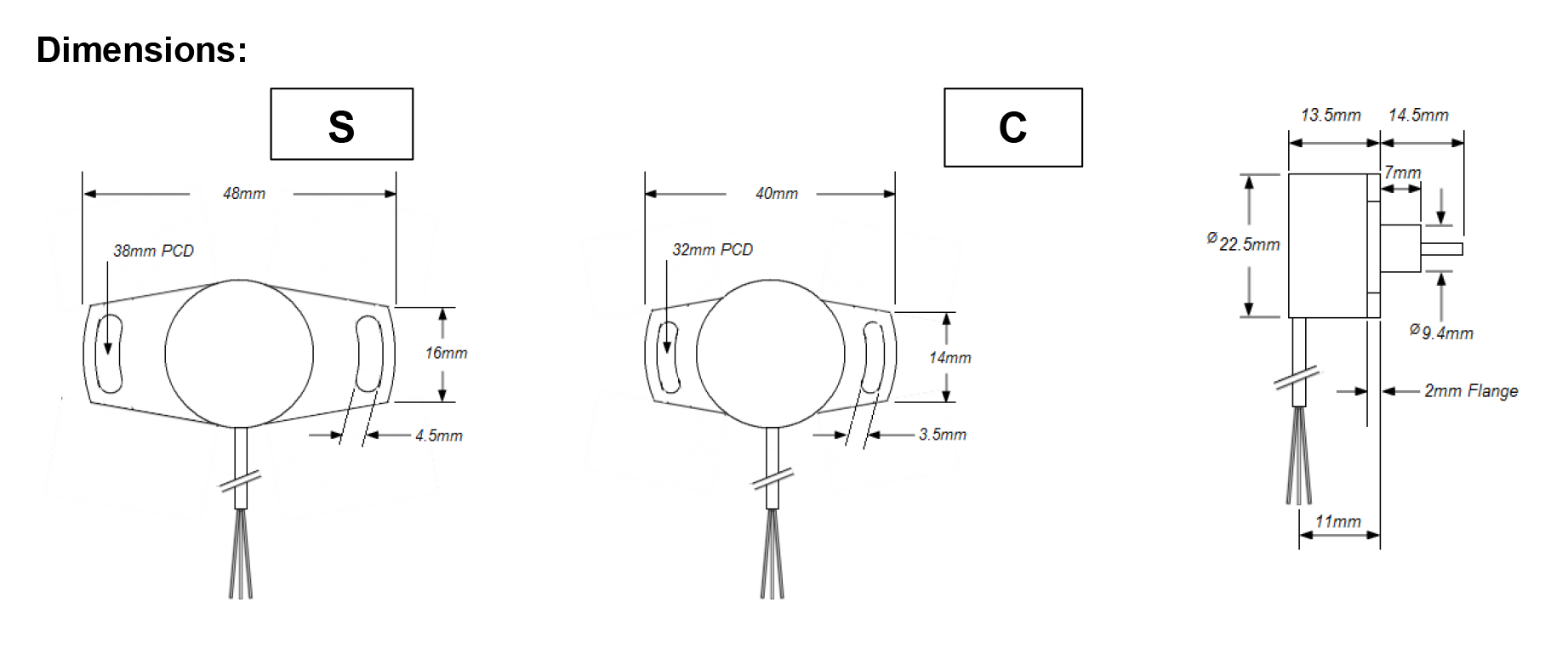 Non-Contact Rotary Potentiometers