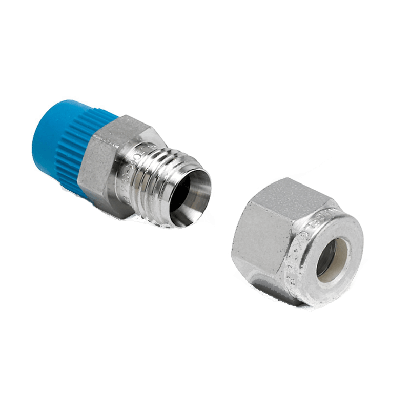 COMPRESSION FITTING, STAINLESS STEEL, EXHAUST GAS TEMP, 1/8" NPTF (M), FOR 5MM DIA. TYPE K THERMOCOUPLE - Creative Motorsport Solutions USA LLC