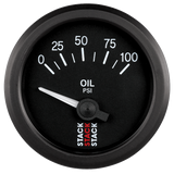 52mm Electric Oil Pressure Gauge - Creative Motorsport Solutions USA LLC